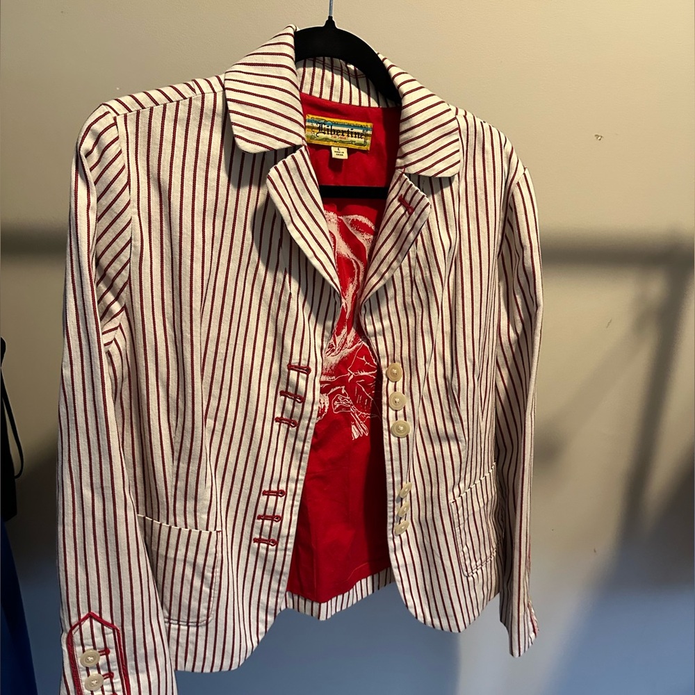 Striped Blazer with Red Accents - Libertine for Target